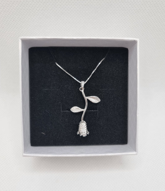 Collana Rosa della Rinascita zirconato