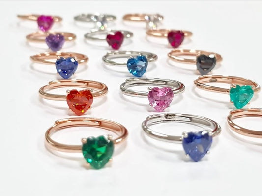 Anello Cuore Solitario