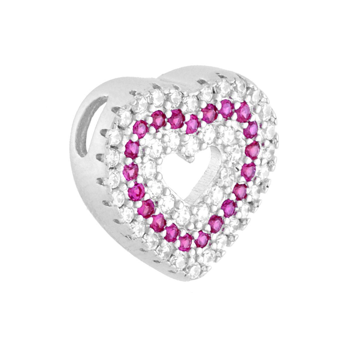 Ciondolo Cuore Pavè