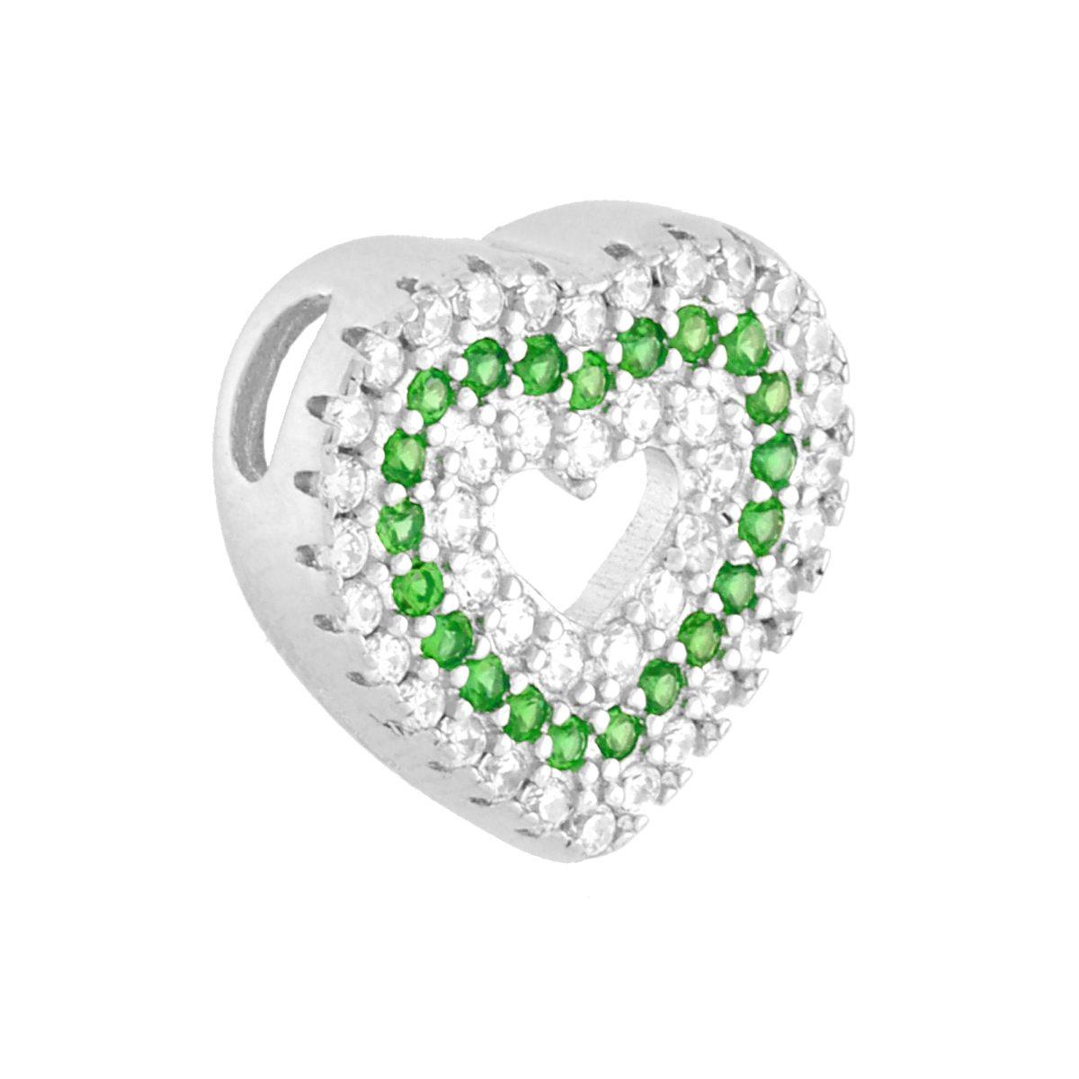 Ciondolo Cuore Pavè