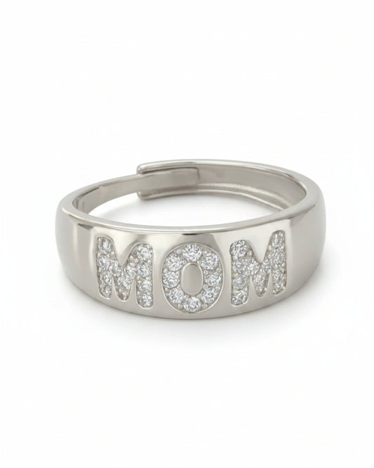 Anello Mom zirconato