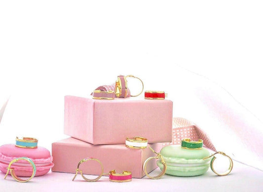 Orecchini Smaltati Positano