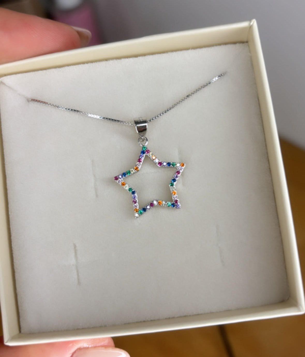 Ciondolo Stella Rainbow