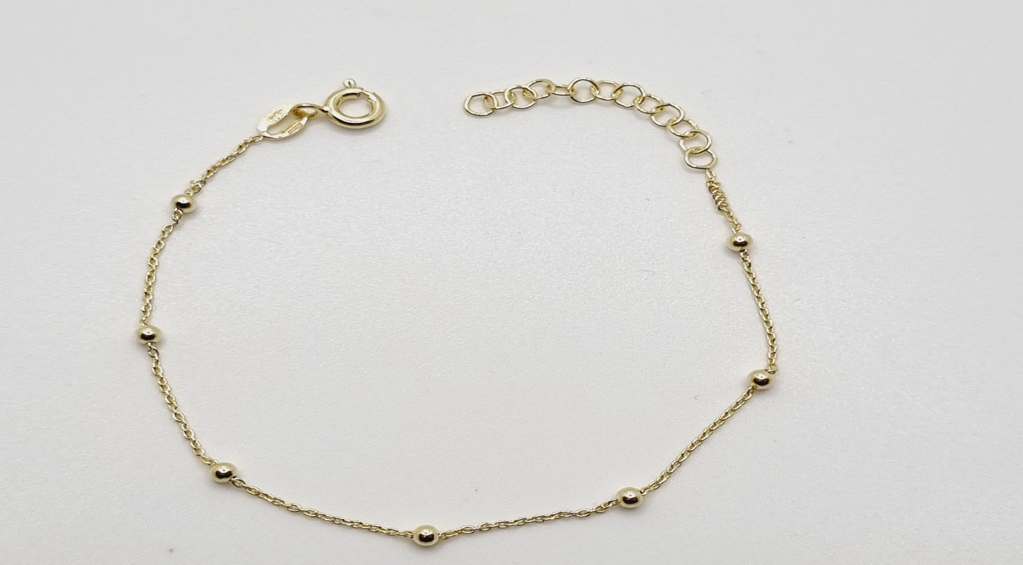 Bracciale maglia Pallina Alternata