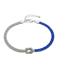 Bracciale Nodo - Bicolore Tennis