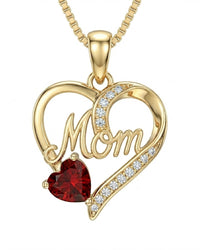 Ciondolo Mom con cuore rosso