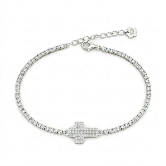 Bracciale tennis croce