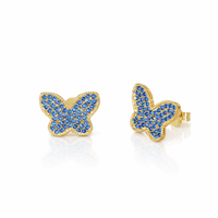 Orecchini Farfalle Zirconate