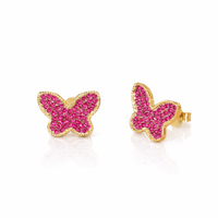 Orecchini Farfalle Zirconate