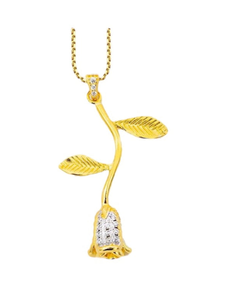 Collana Rosa della Rinascita zirconato