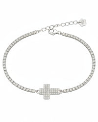 Bracciale tennis croce