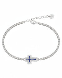 Bracciale tennis croce