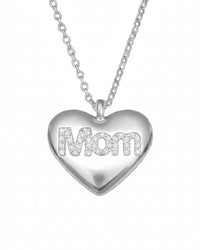 Collana cuore Mom simply