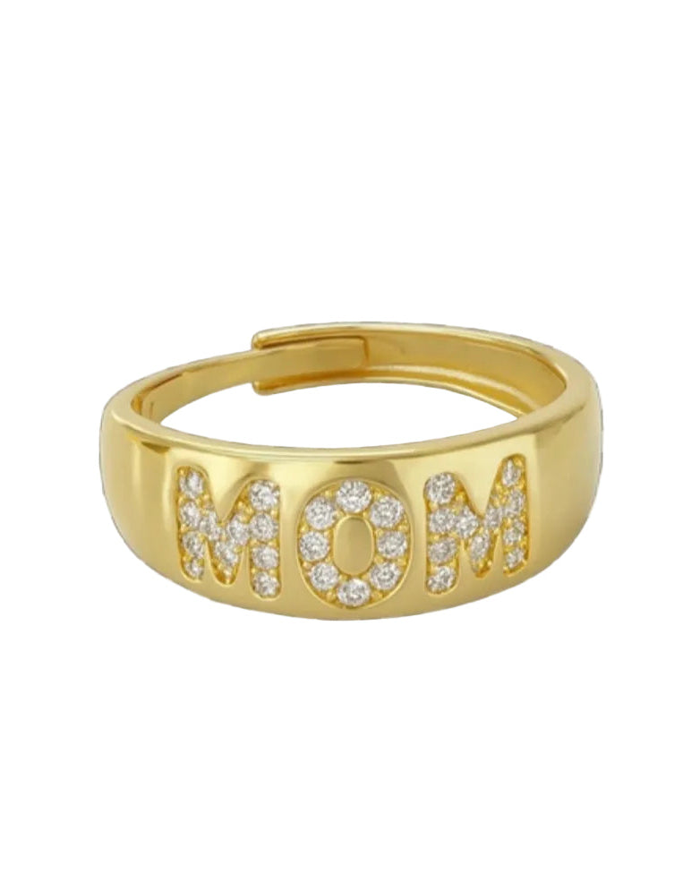 Anello Mom zirconato