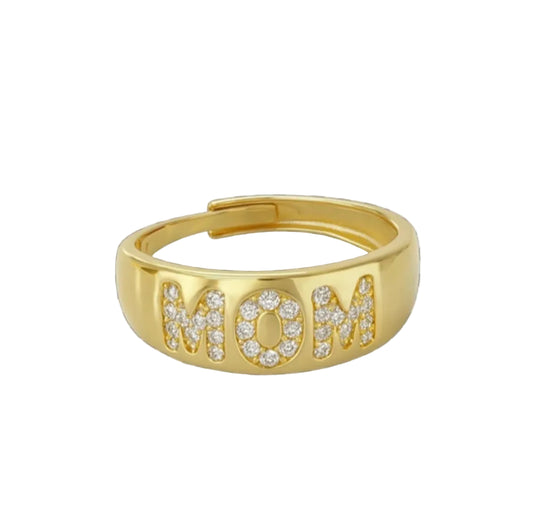 Anello Mom zirconato