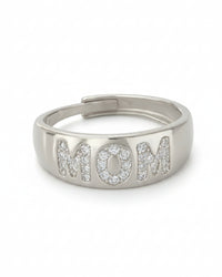 Anello Mom zirconato