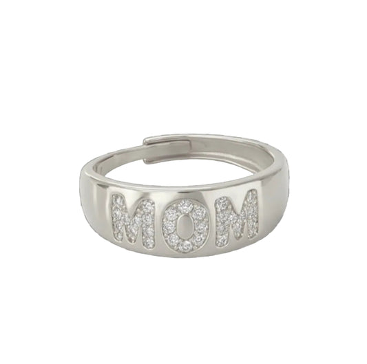 Anello Mom zirconato