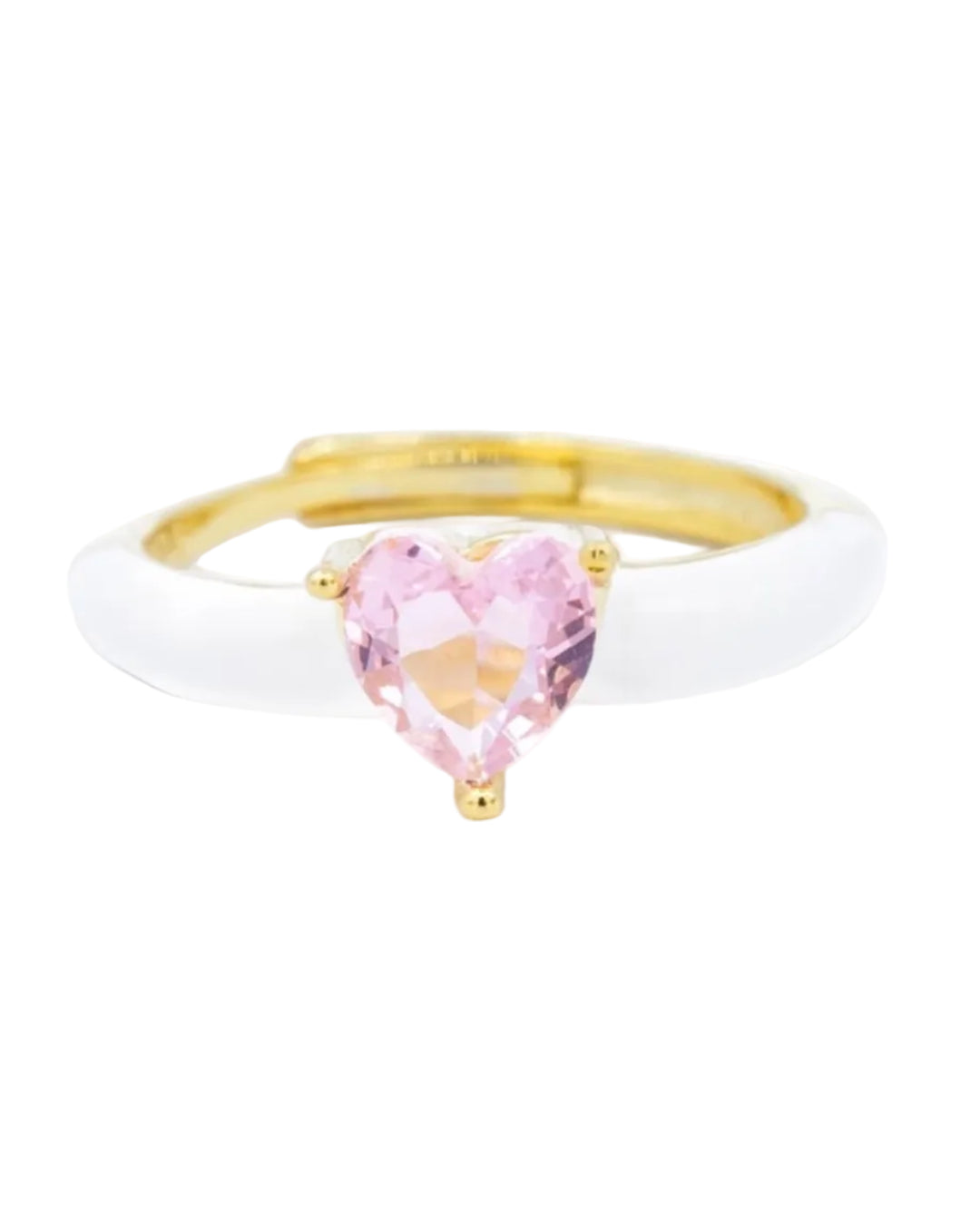 Anello Smaltato Cuore