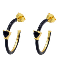 Orecchini Smaltati con Cuore