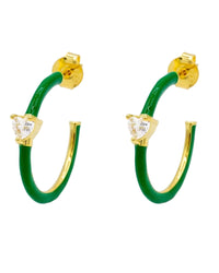 Orecchini Smaltati con Cuore