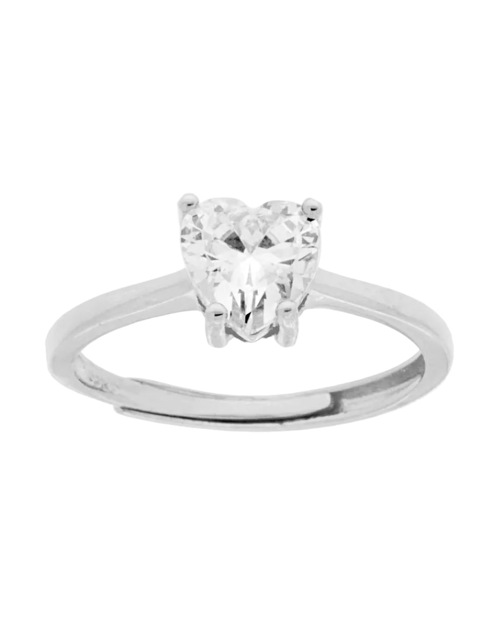 Anello Cuore Solitario